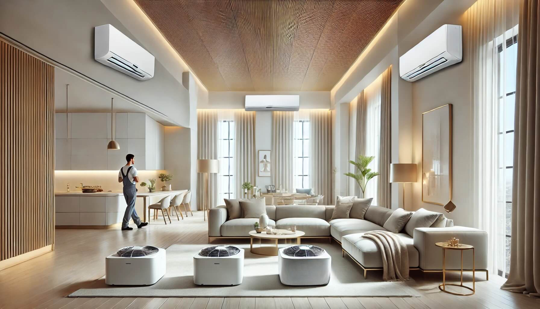 Instalación de aire acondicionado Mitsubishi y Fujitsu en Badalona para confort y eficiencia energética